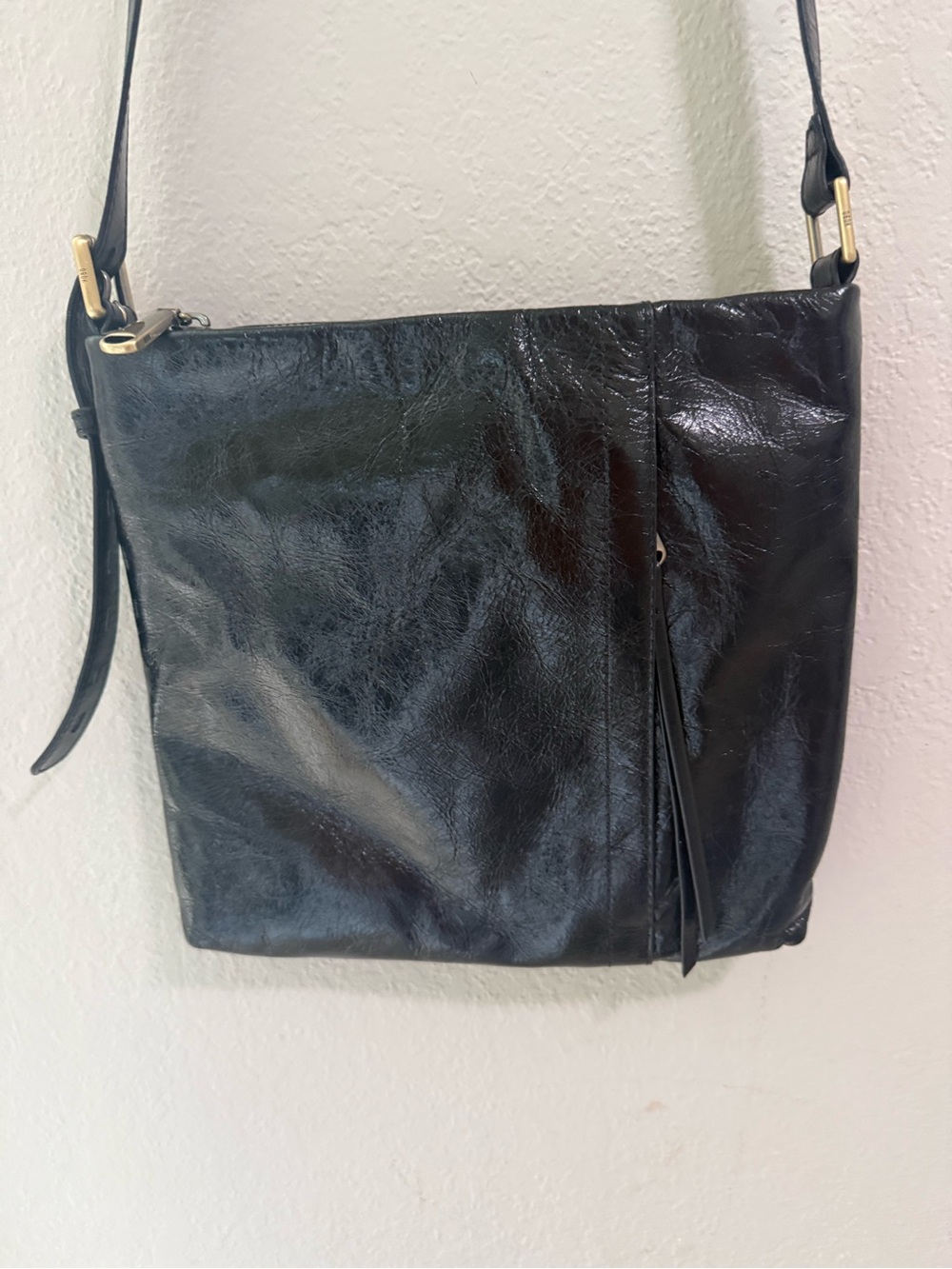 HOBO Vintage Leather Crossbody Bag Black